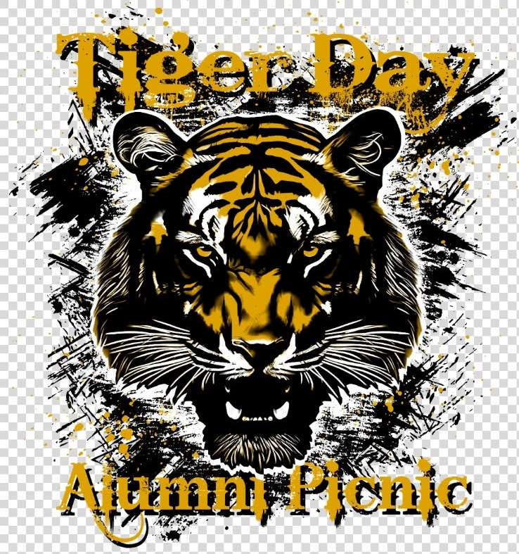 Tiger Day Alumni Picnic tiger emblem