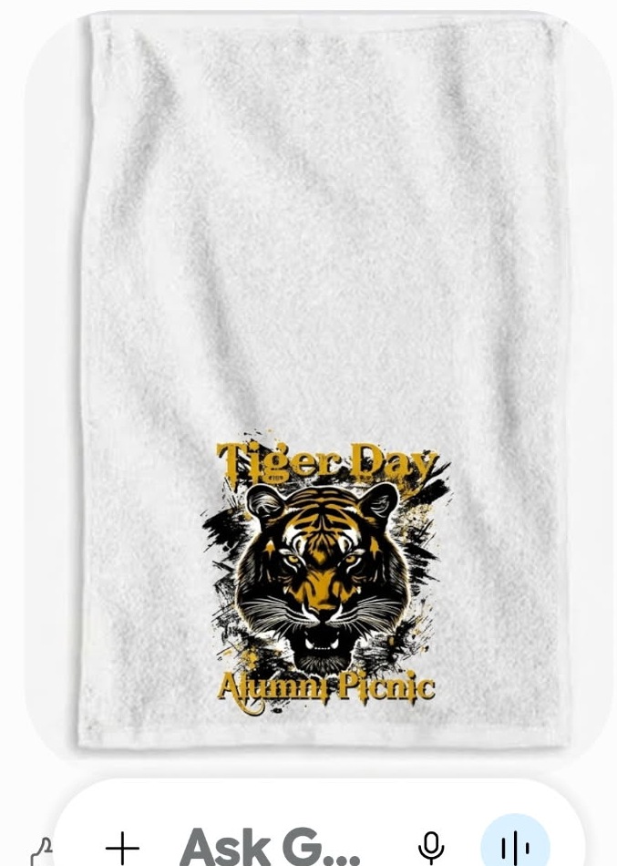 Tiger Day Hand Towel